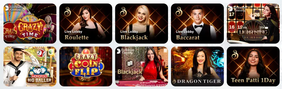 Jeux de casino en direct SPINSTAR CASINO