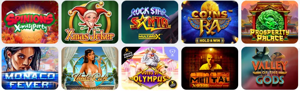 SPINSTAR CASINO Machines à sous classiques