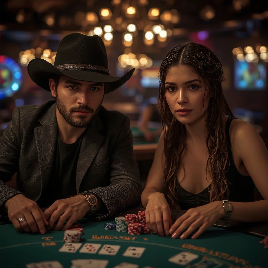 photo de deux joueurs de poker SPINSTAR CASINO